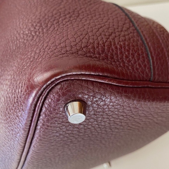 HERMES Picotin 18 / Bordeaux Clemence leather - Picture 9 of 16